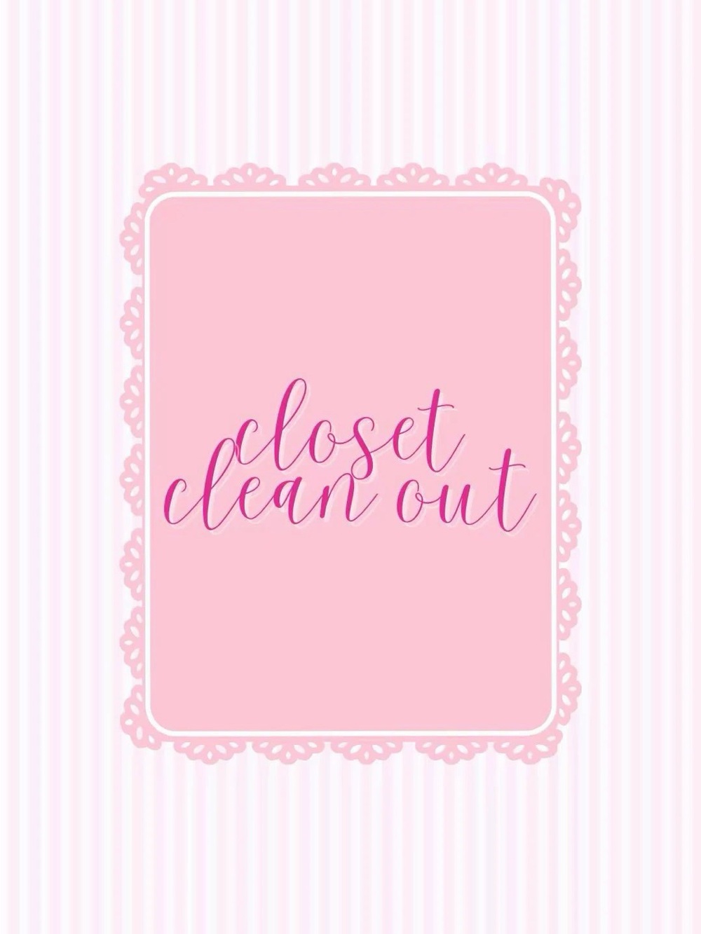 ✨ Closet Clearout! ✨